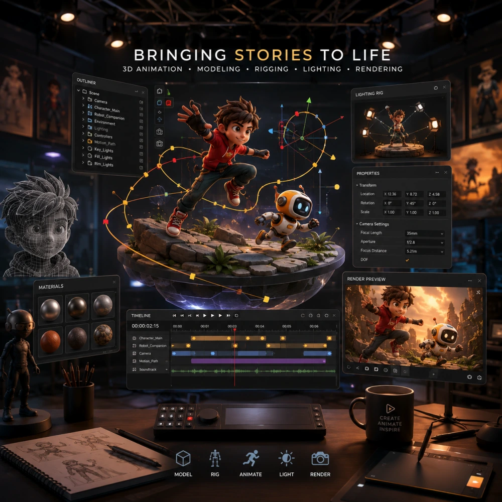 3D Animation Studio Services