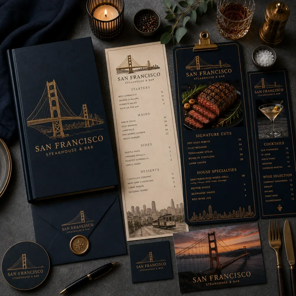 Premium Menu Design Premium menu design