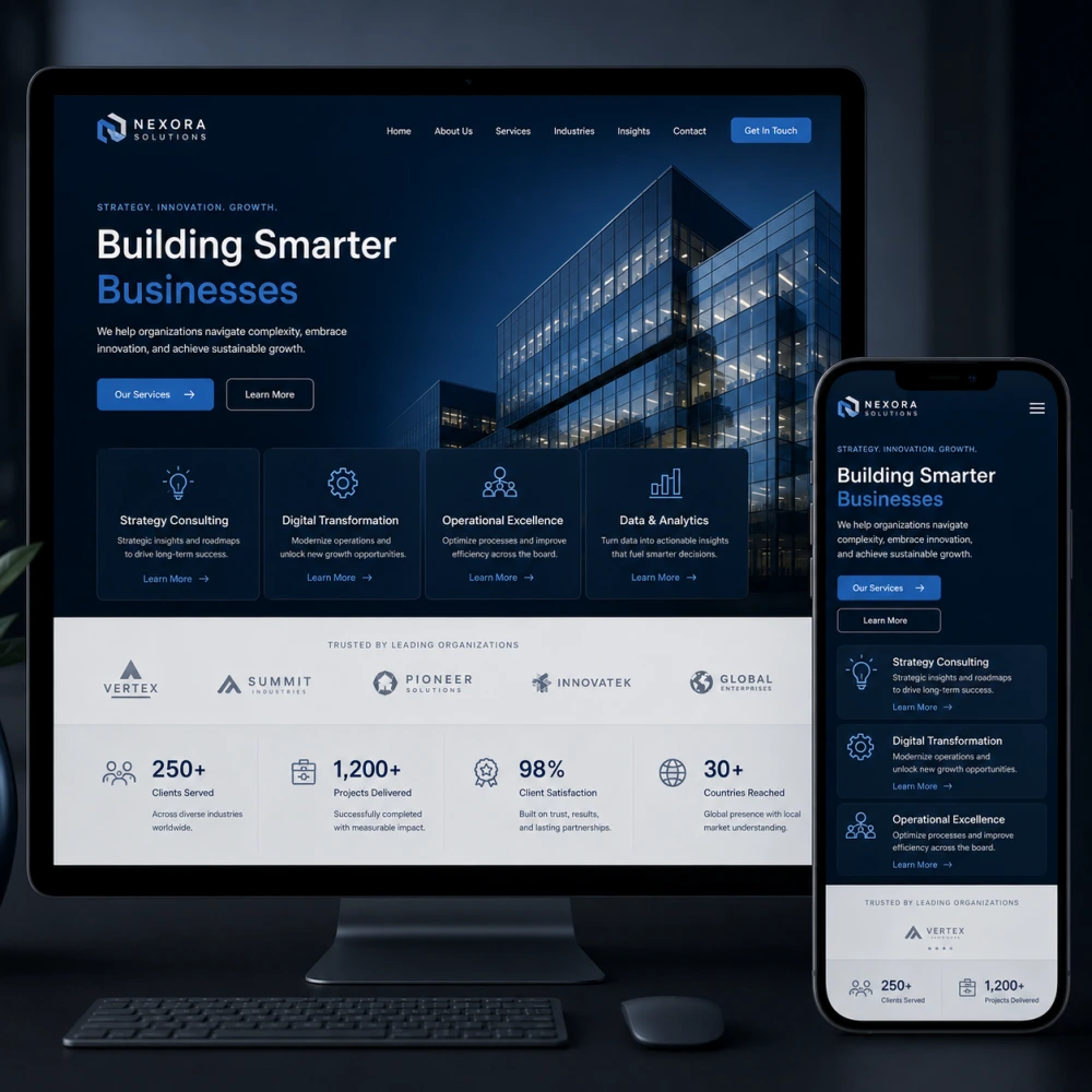 Custom Corporate Website Design