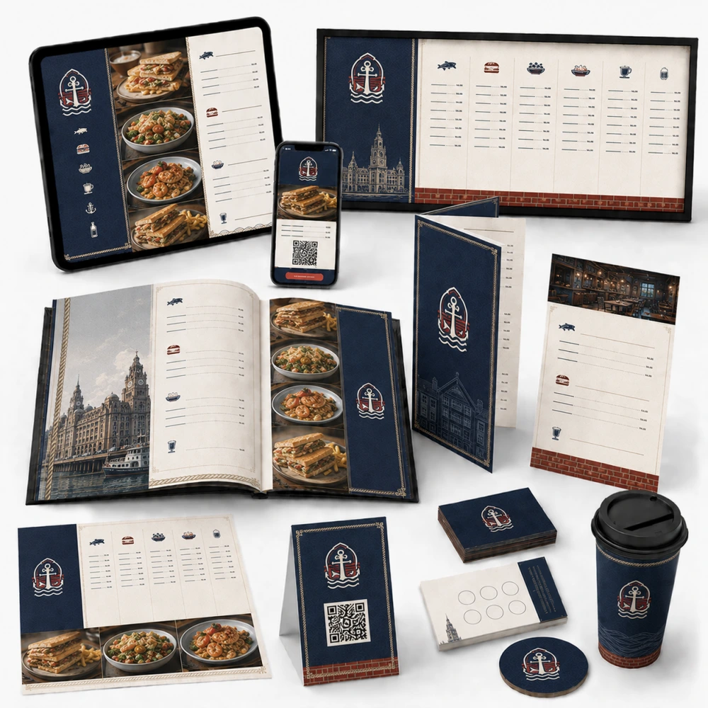 digital menu design service in liverpool united kingdom