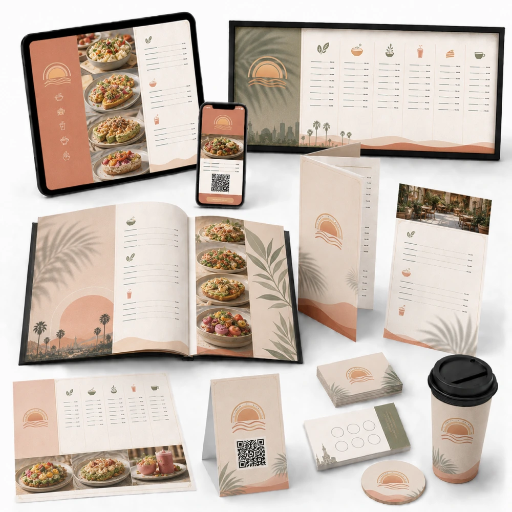digital menu design service in los angeles usa