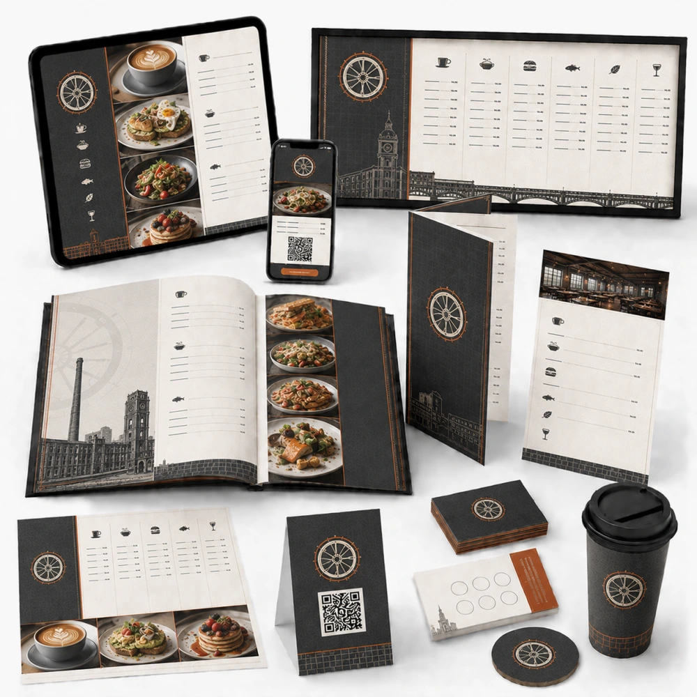 digital menu design service in manchester united kingdom