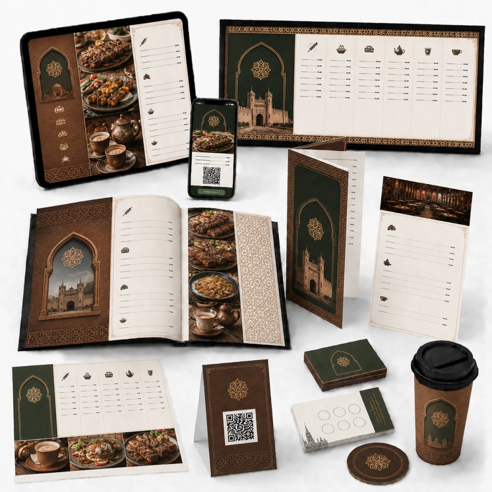 digital menu design service in peshawar pakistan