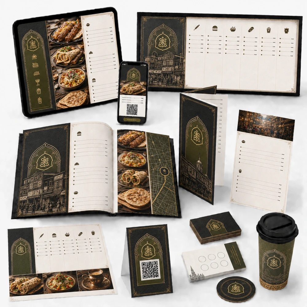 digital menu design service in rawalpindi pakistan