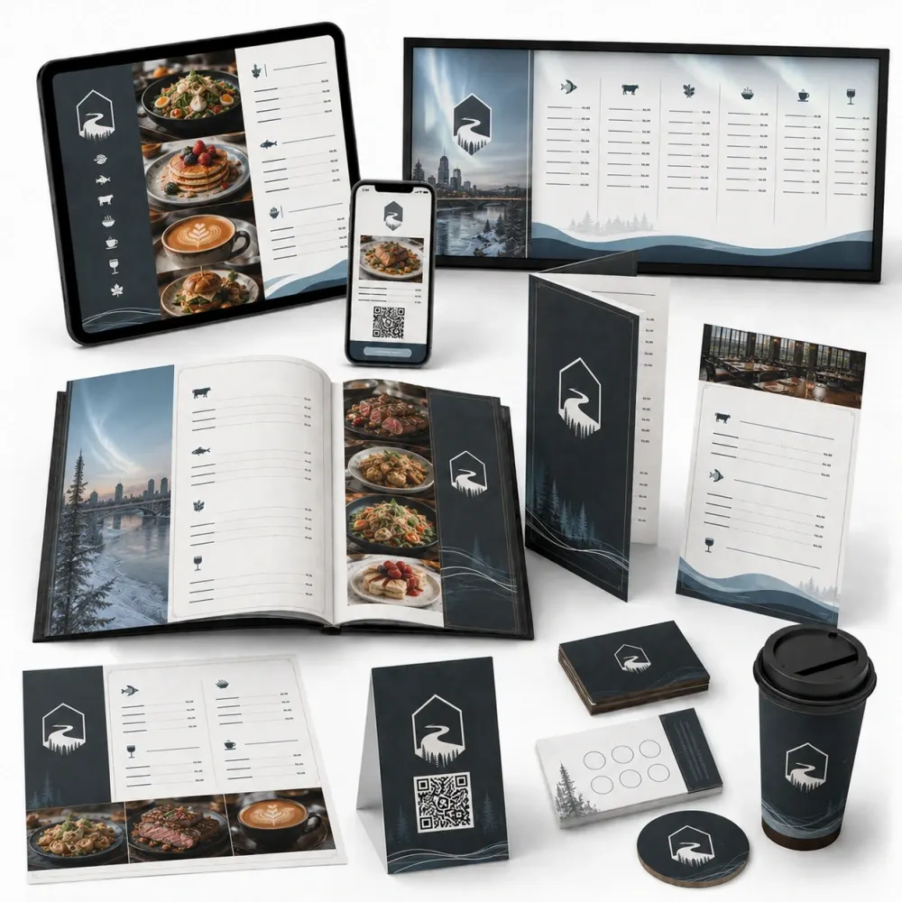Food menu design