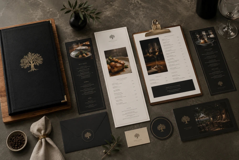 menu design service in austin