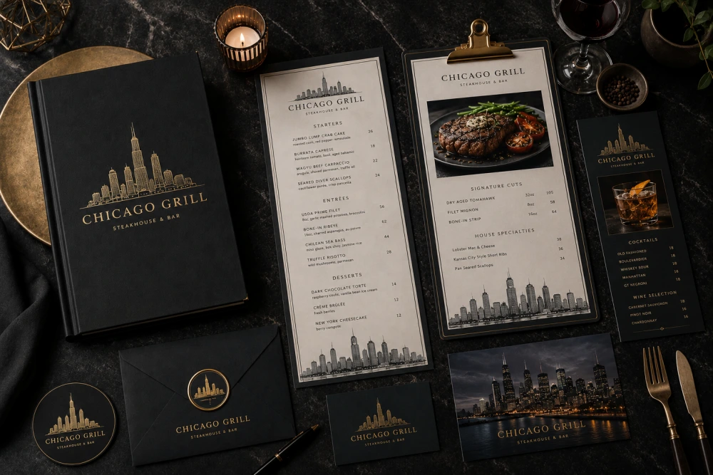 menu design service in chicago