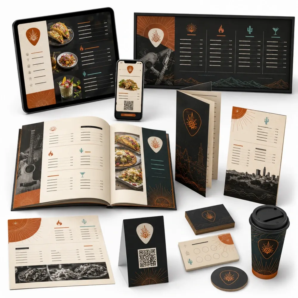 Menu designing