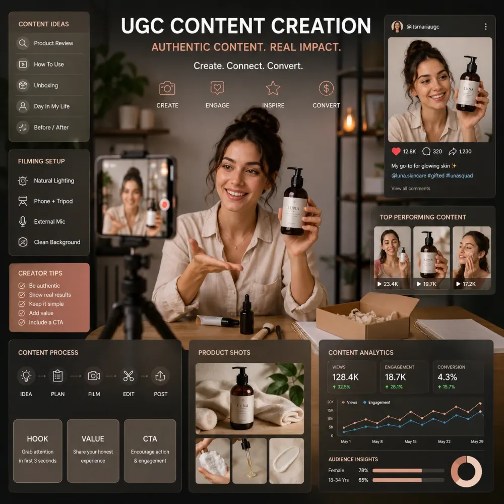 Premium UGC video creation Premium UGC video creation