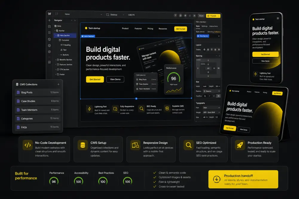 Webflow Framer Services