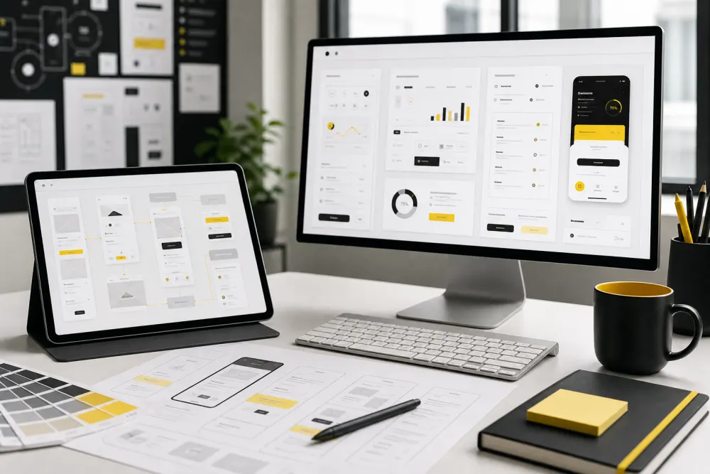 UI UX design interface