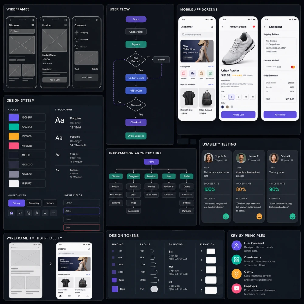 Custom UI UX Design