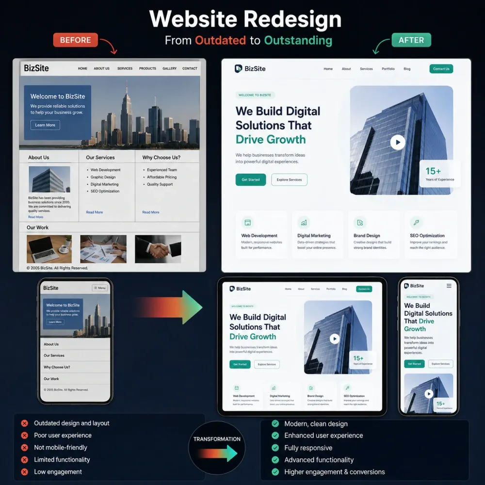 Custom Website Redesign