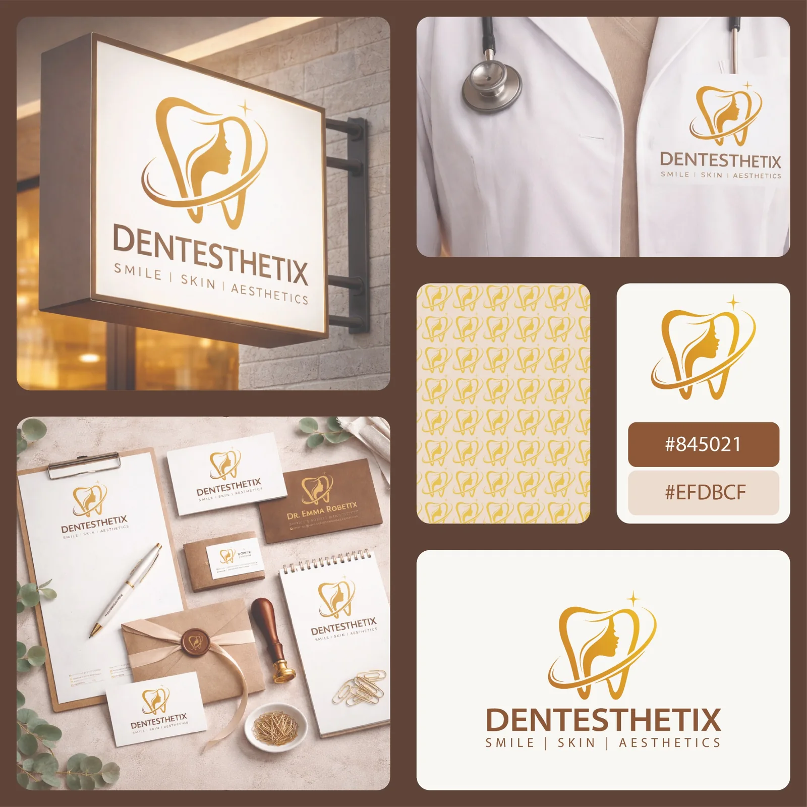 Dentesthetix — Brand identity presentation