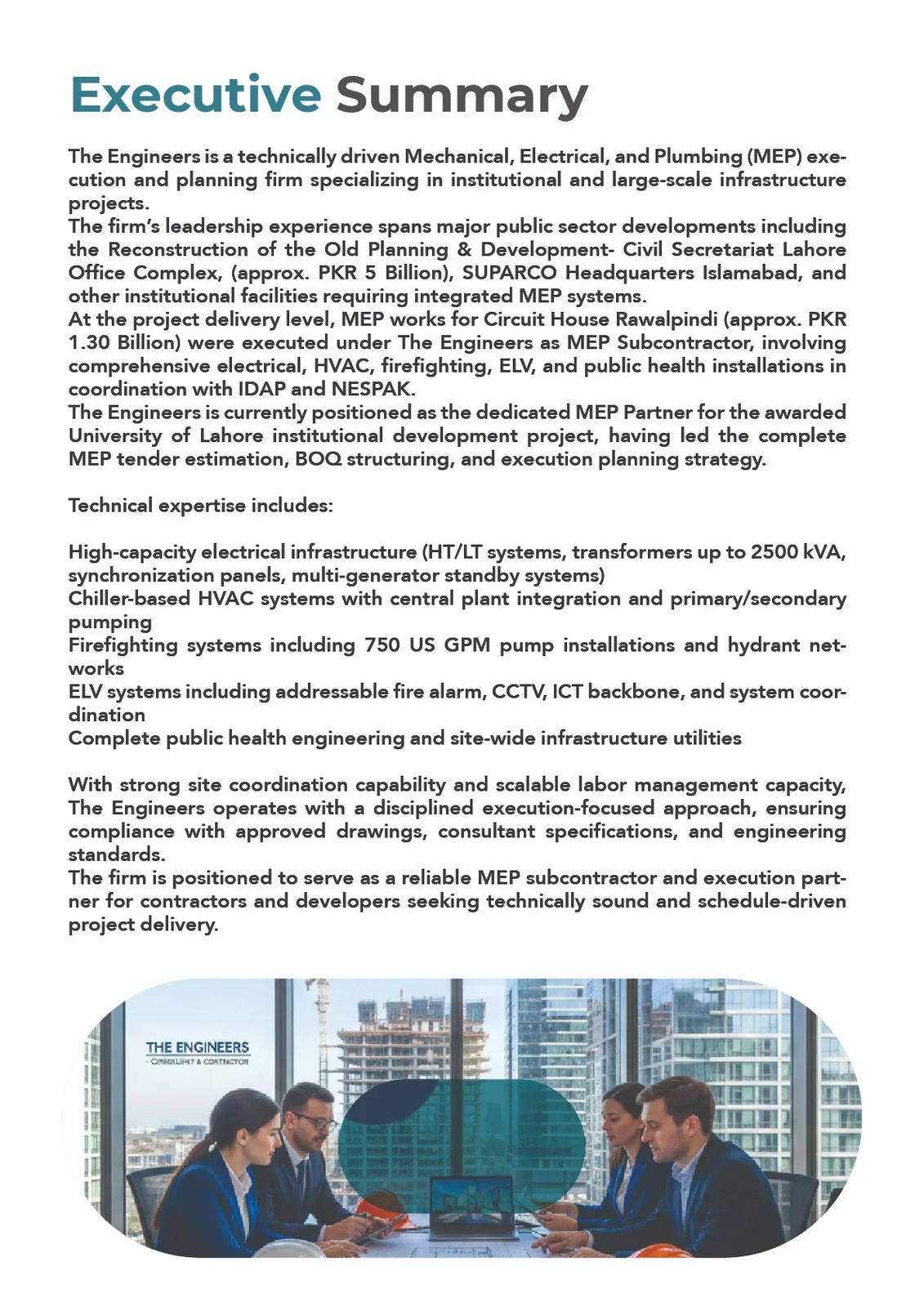 The Engineers — Executive Summary