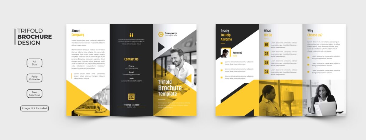 Professional brochure design services crafting visually stunning and informative collateral to effectively communicate brand messages and engage audiences.