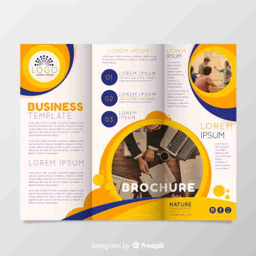 Professional brochure design services crafting visually stunning and informative collateral to effectively communicate brand messages and engage audiences.