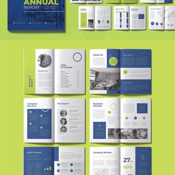 Annual Report Design – Informative and Visually Appealing