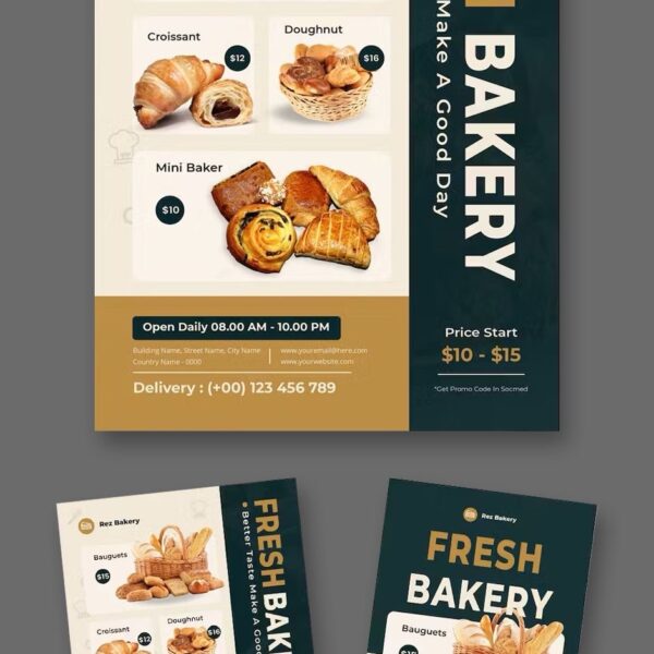 Professional flyer design services creating eye-catching and persuasive flyers for events, promotions, and marketing campaigns.