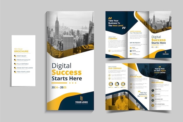 Professional brochure design services crafting visually stunning and informative collateral to effectively communicate brand messages and engage audiences.