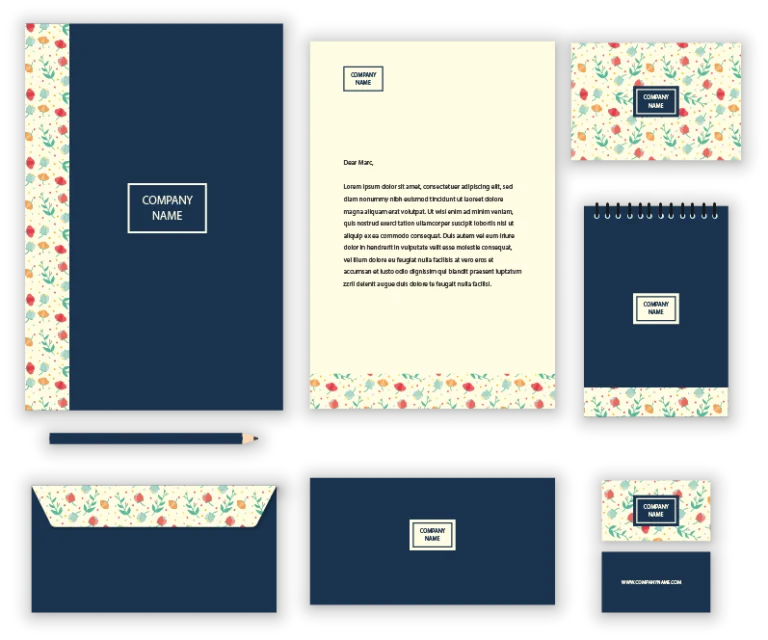 Envelope Design wiith Stationery Design