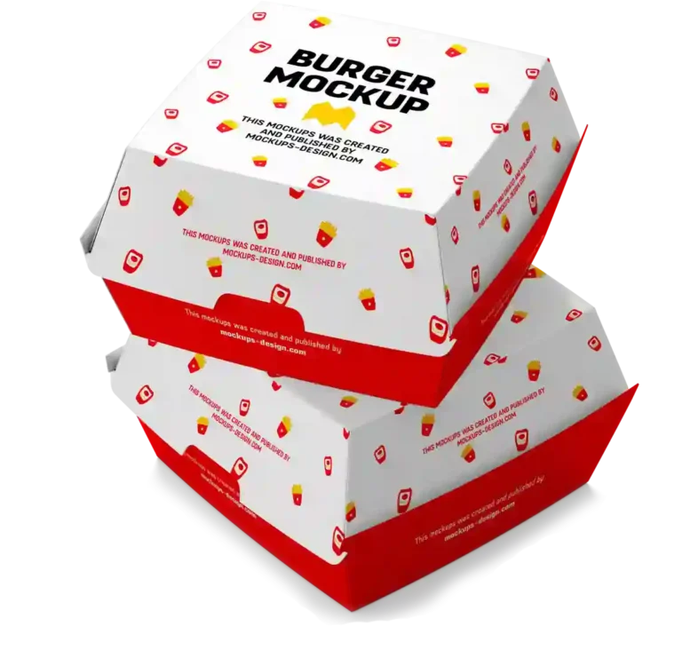 Burger Box Design Packaging