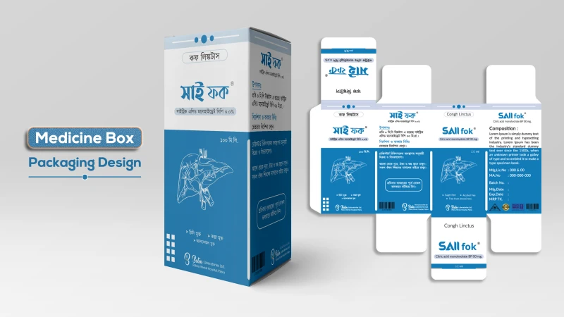 medicine packaging box design