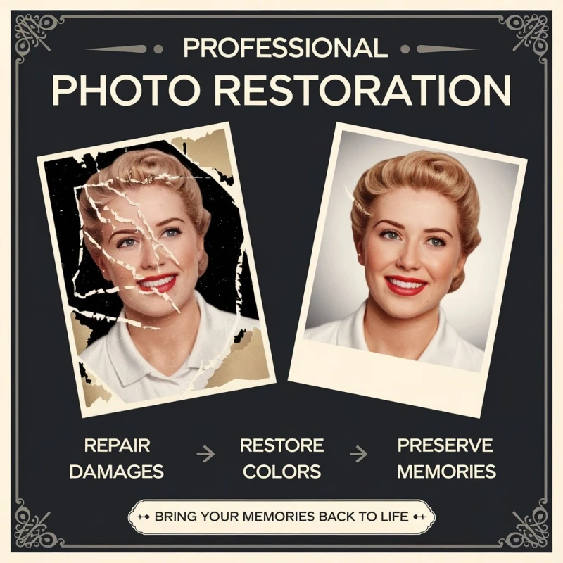 professional photo restoration service