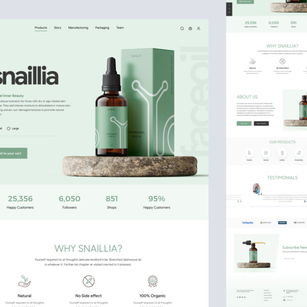 best one product design in shopify