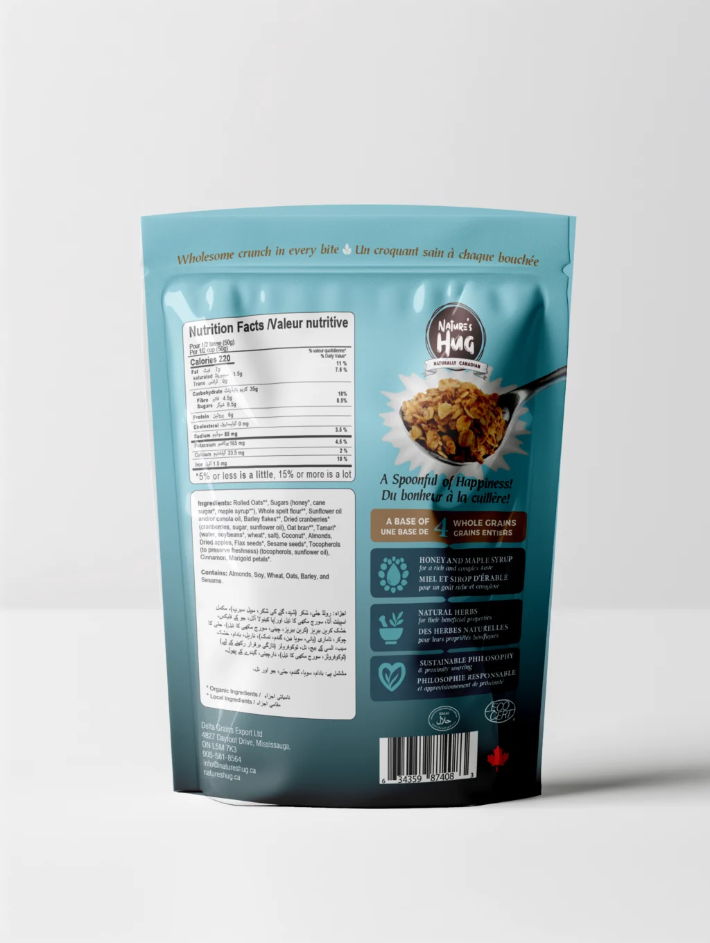 Grand granola Packaging Design