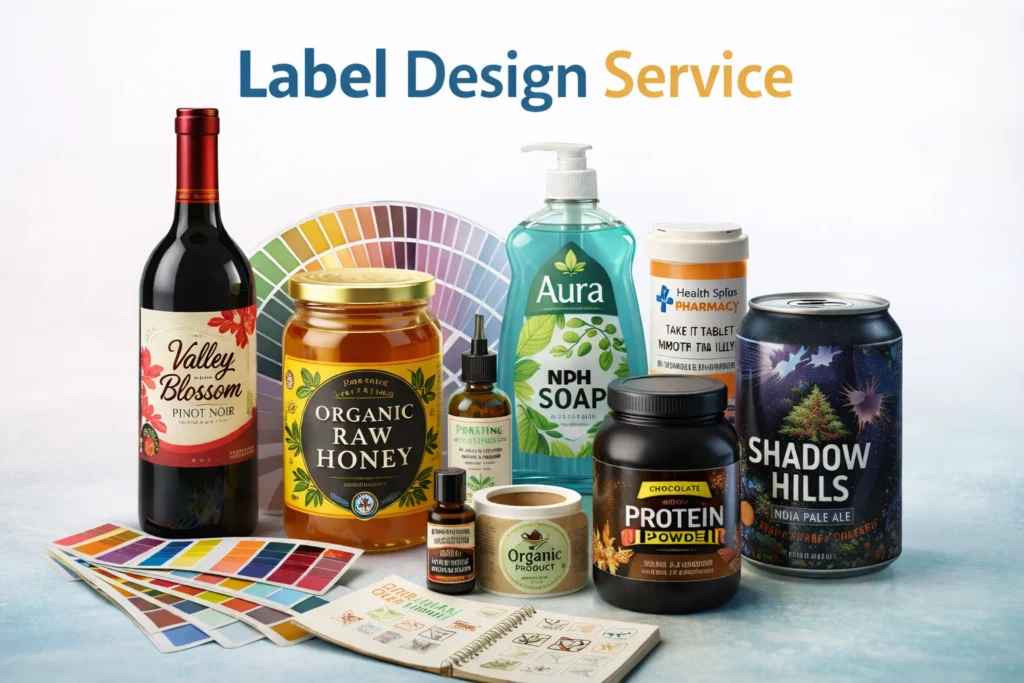 The Vintner’s Shadow Wine Label